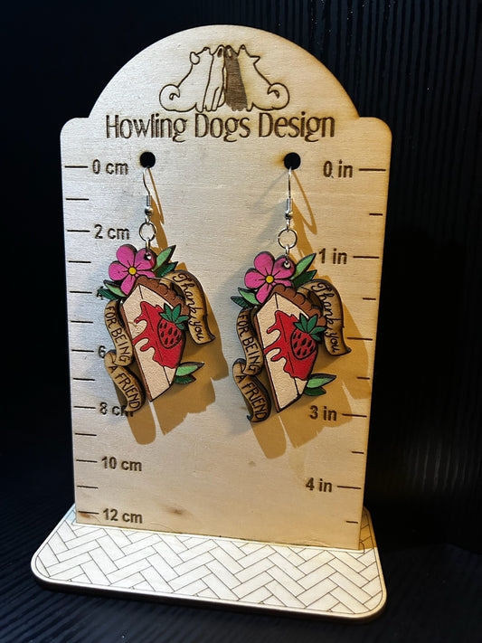 Golden Girls Cheesecake earrings