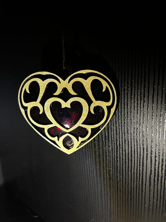 Legend of Zelda Heart container ornament