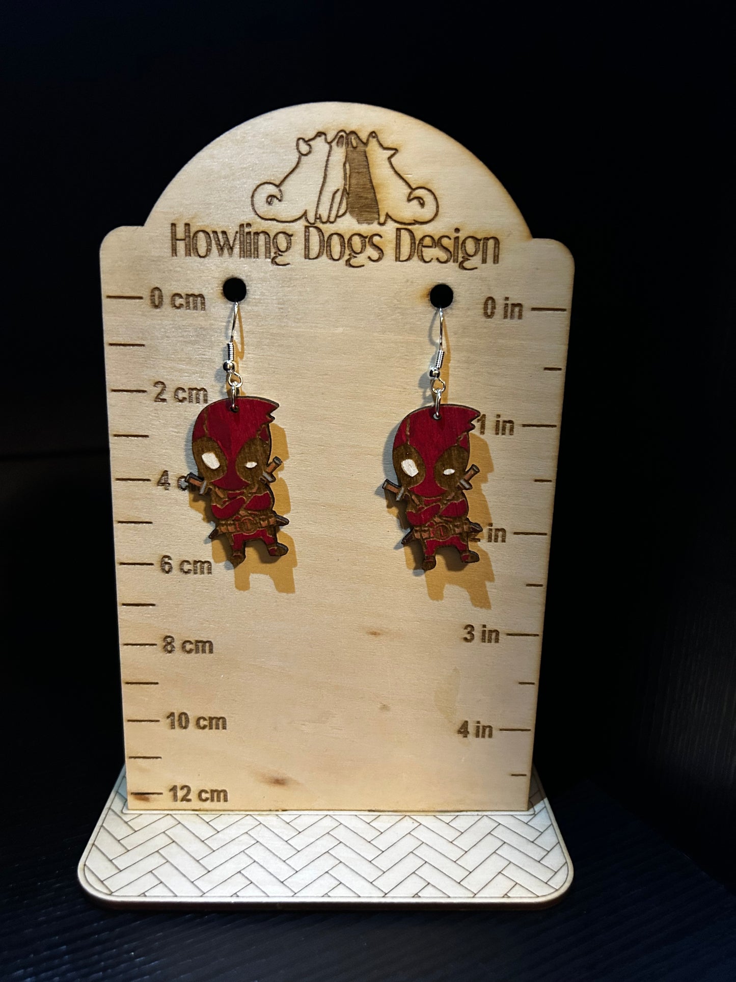 Deadpool Earrings