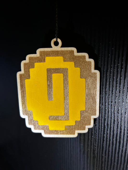 Mario coin ornament