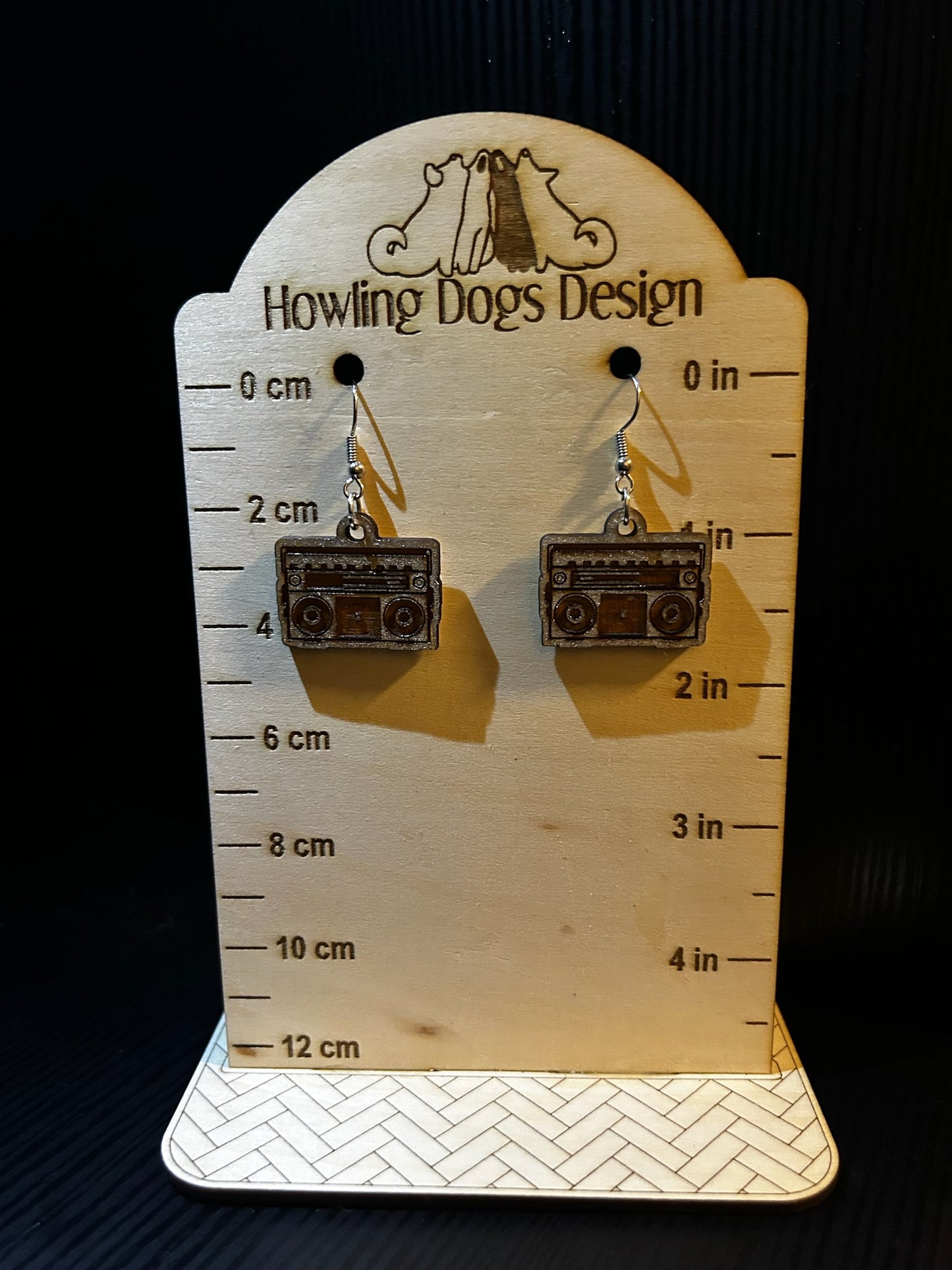 Boombox earrings