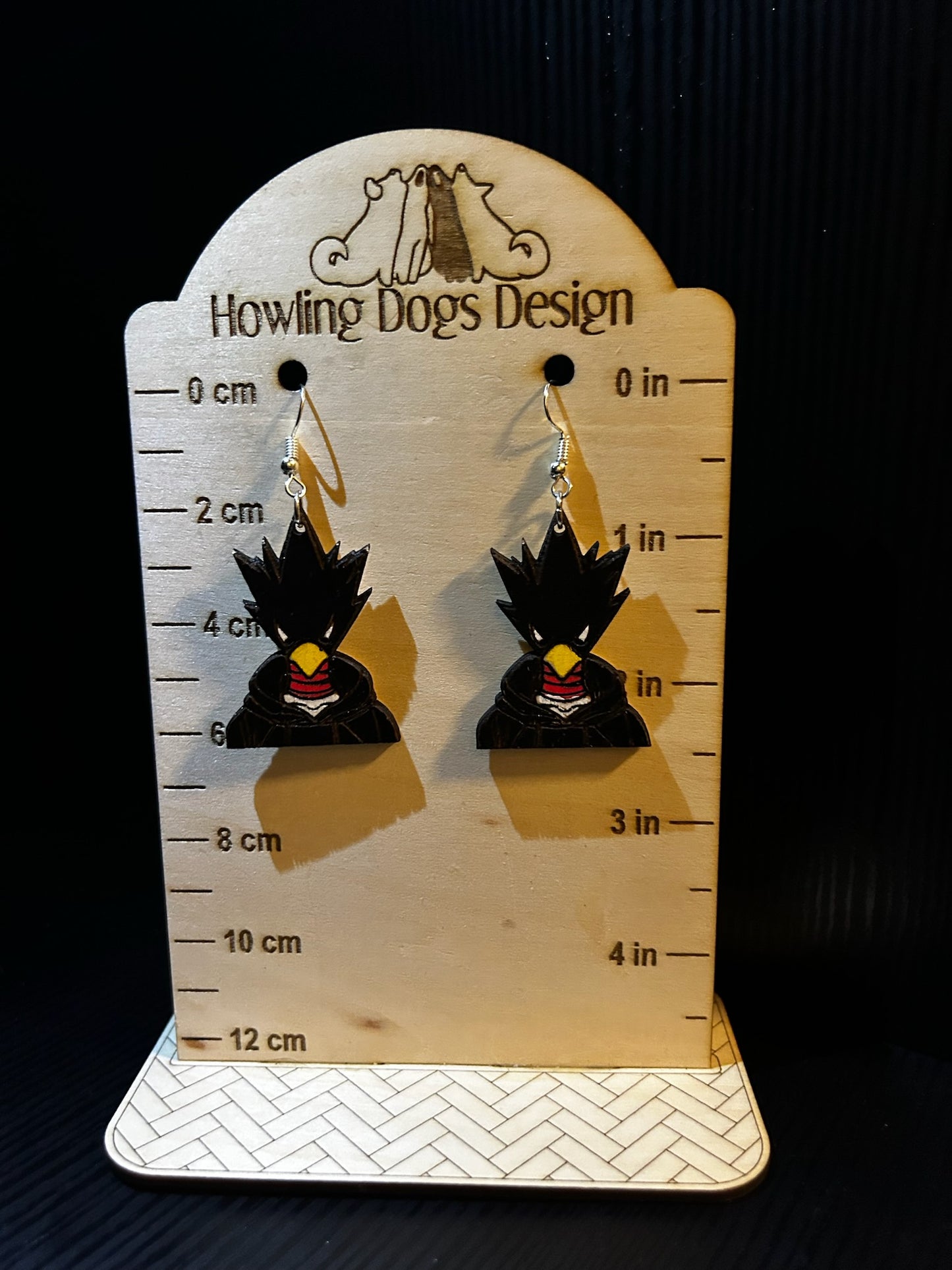 Tokoyami Fumikage earrings