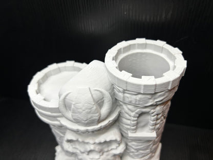 Castle Grayskull Dice Tower and Desk organizer