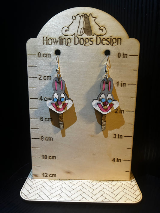 Bugs Bunny ice cream pop earrings