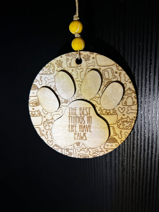 Best things have paws ornament