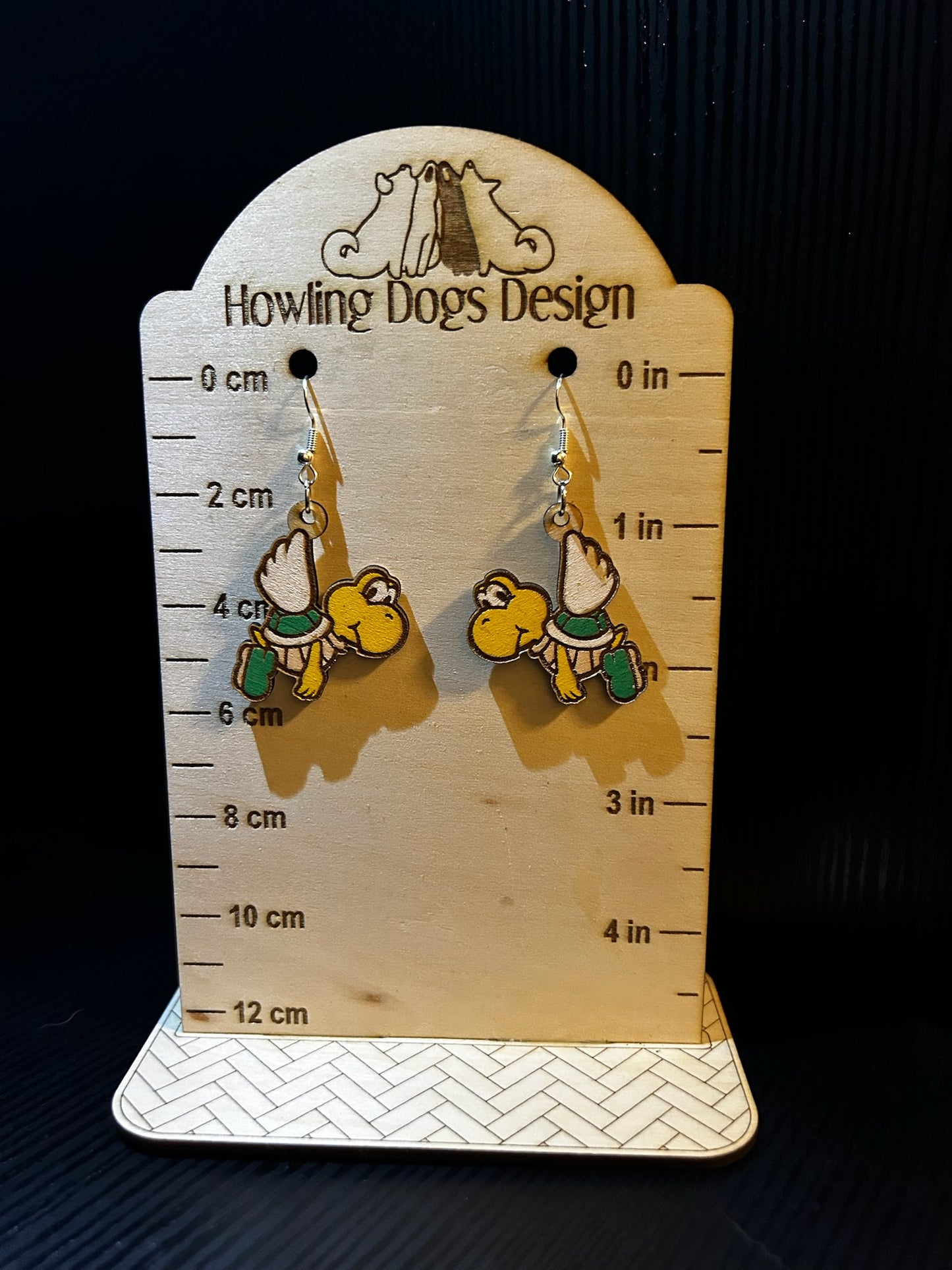 Flying Koopa Paratroopa earrings