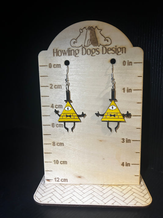 Bill Cipher Earrings