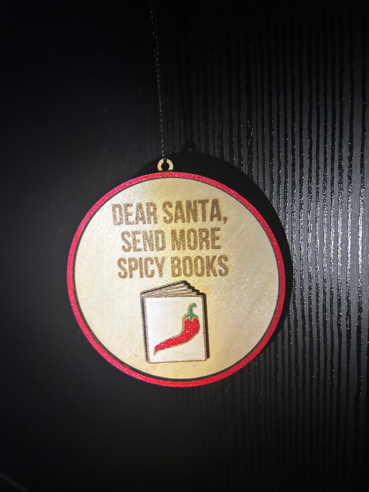 Send Spicy Books Ornament